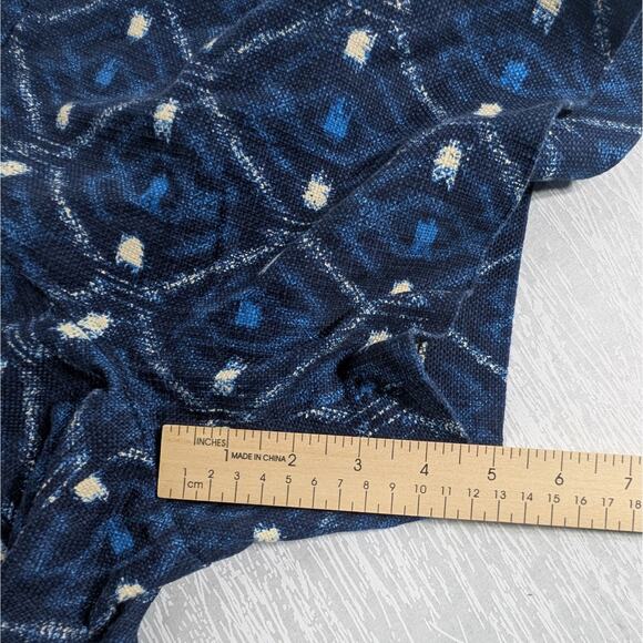 J. Crew Shorts Womens Size 4 Blue Basketweave Pattern Short Shorts - Picture 6 of 6